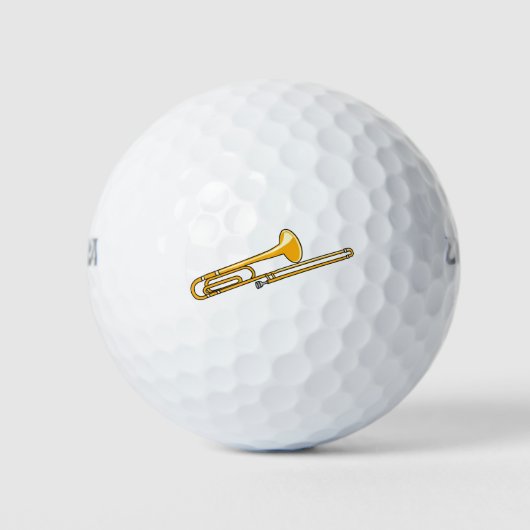 Trombonetekening Golfballen (Voorkant)
