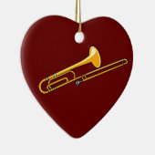 Trombonetekening Keramisch Ornament (Rechts)