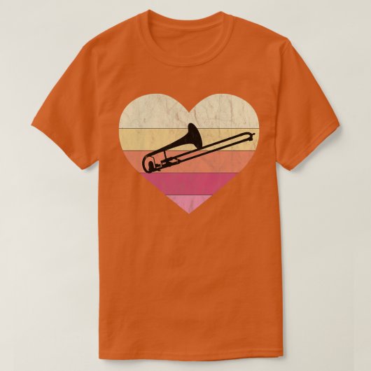 Trombonist houdt van het spelen van Trombone T-shirt (Design voorkant)