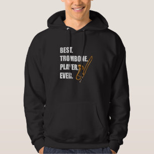 Trombonist Trombonist Muziekinstrument uit Hoodie