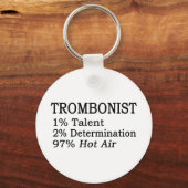 Trombonistt Hot Air Sleutelhanger (Voorkant)