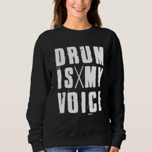 Trommel Is Mijn Stem Trommelstokken Voor Percussio Trui