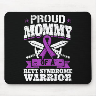 Trommel mammie van een Rett Syndrome Warrior RTT A Muismat