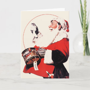 Trommel voor Tommy Feestdagen Kaart