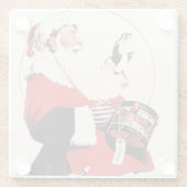 Trommel voor Tommy Glazen Onderzetter (Achterkant)