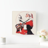 Trommel voor Tommy Vierkante Klok (Huis)