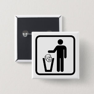 trommelbord vierkante button 5,1 cm