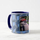 Trommeldozen blauw mok (Voorkant links)