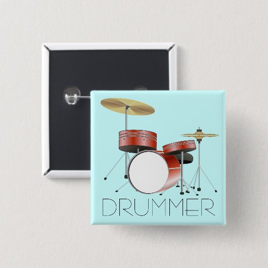 Trommeldrummer Button (Voorkant /achterkant)