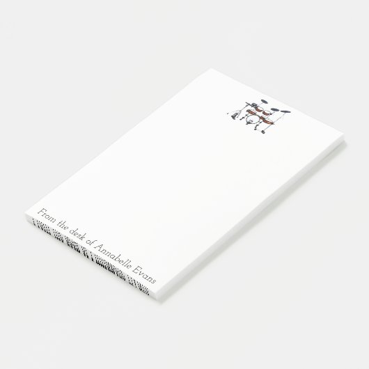 Trommelkit aanpassen post-it® notes (Schuin)