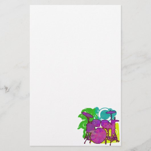 trommelkit briefpapier (Voorkant)