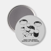 TROMMELMAGNEET MAGNEET (Voorkant / Achterkant)