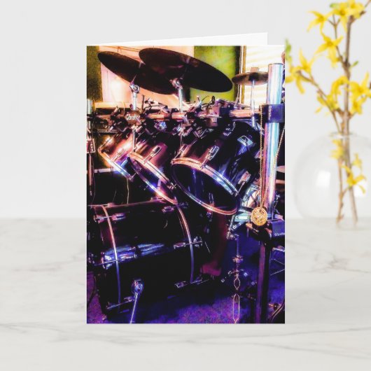 Trommelset Kaart (Gele Bloem)