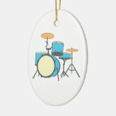 Trommelset Keramisch Ornament (Links)