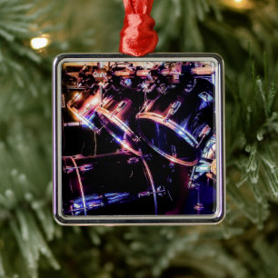 Trommelset Metalen Ornament