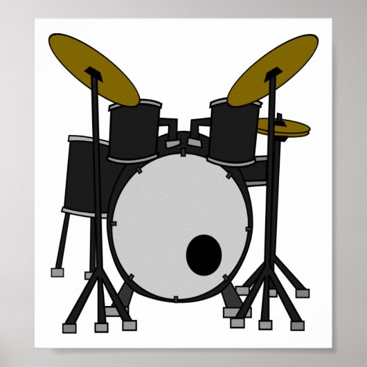 Trommelset Poster (Voorkant)