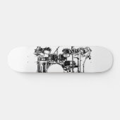 Trommelset Skateboard (Horizontaal)