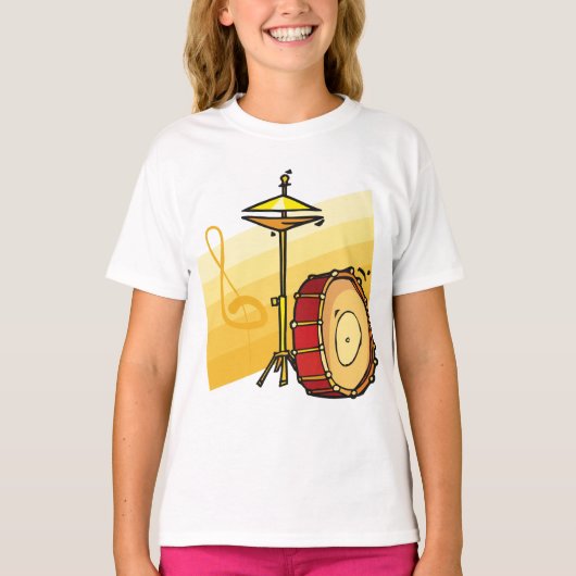 Trommelset T-shirt (Voorkant)