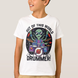 TROMMELSPELER UIT DE WERELD T-SHIRT