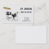 TrommelVisitekaartje Visitekaartje (Voorkant / Achterkant)