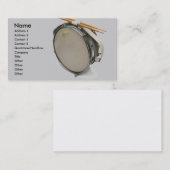 TrommelVisitekaartje Visitekaartje (Voorkant / Achterkant)