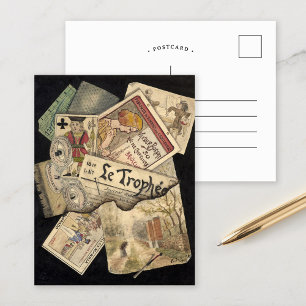 Trompe l’oeil E. Delcroix Briefkaart