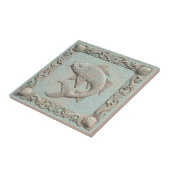 Trompe L'oeil Marine Life Fish ID1190f Tegeltje (Zijkant)