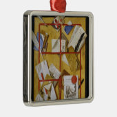 Trompe l'Oeil Metalen Ornament (Rechts)