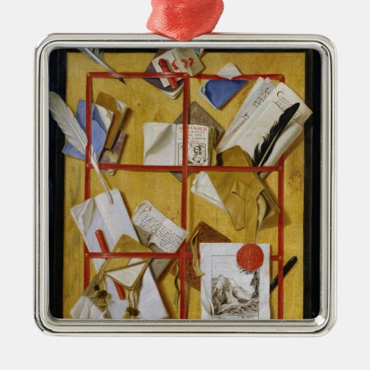 Trompe l'Oeil Metalen Ornament (Voorkant)