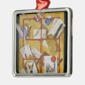 Trompe l'Oeil Metalen Ornament (Links)