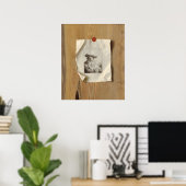 Trompe l'Oeil - Poster d'Art Néerlandais (Bureau à domicile)