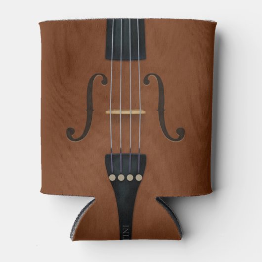 Trompe L'oeil Violin Viola Cello Strings F-gaten Blikjeskoeler (Voorkant)