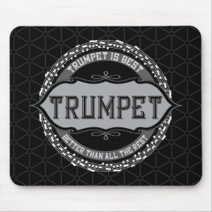 Trompet Beste Muziek Nota Cirkel Muismat