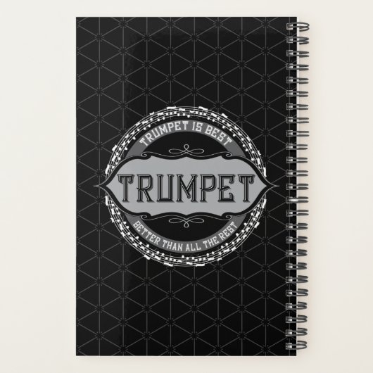 Trompet Beste Muziek Nota Cirkel Planner (Achterkant)