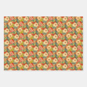Trompet Bloem Gift Wrap Inpakpapier Vel (Voorkant)