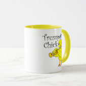 Trompet Chick Tekst Mok (Voorkant rechts)