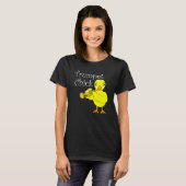 Trompet Chick Tekst T-shirt (Voorkant volledig)