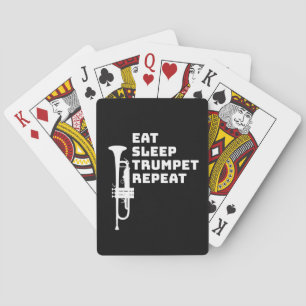 Trompet - Eet Slaaptrompet Herhaal Pokerkaarten