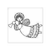 trompet engel kunst stempel (Afrduk)