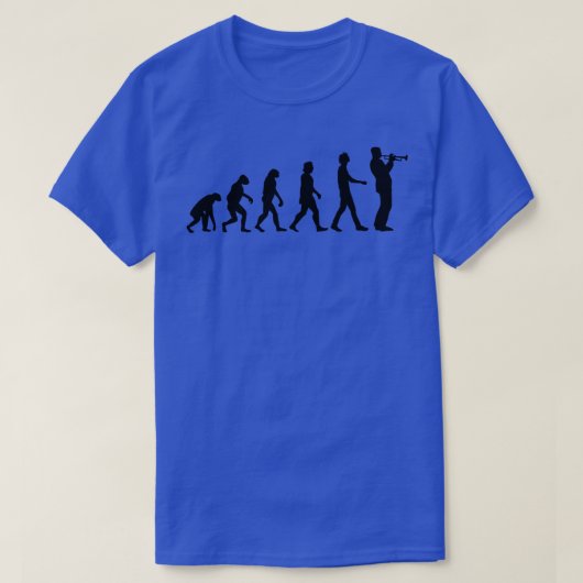 Trompet Evolutie 1 T-shirt (Design voorkant)