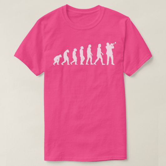 Trompet Evolutie 5 T-shirt (Design voorkant)
