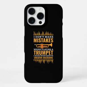 Trompet Grappige Muzikant Band Speler Trompettist iPhone 16 Pro Max Hoesje