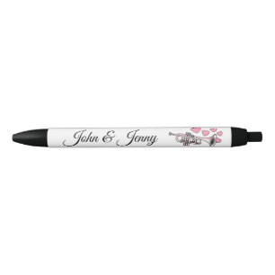 Trompet Muzikant Custom Wedding Favoriet Gift Zwarte Inkt Pen