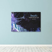 Trompet & Piano Bar Bat Mitzvah Inloggen Board Canvas Afdruk (Insitu (Houten vloer))