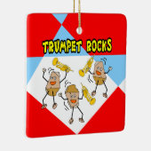 Trompet Rocks Keramisch Ornament (Rechts)