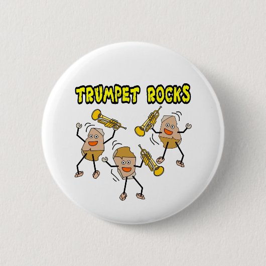 Trompet Rocks Ronde Button 5,7 Cm (Voorkant)
