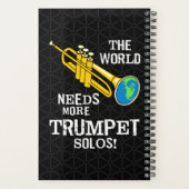 Trompet Solos Witte Tekst Planner (Achterkant)