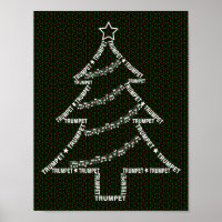 Trompet Tekst Kerstboom