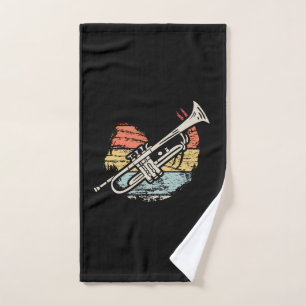 Trompet Vintage  Handdoek