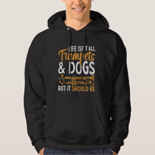 Trompethonden Muziekinstrument Trompet Hoodie